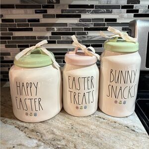 Rae Dunn Set of 3 Easter Canisters